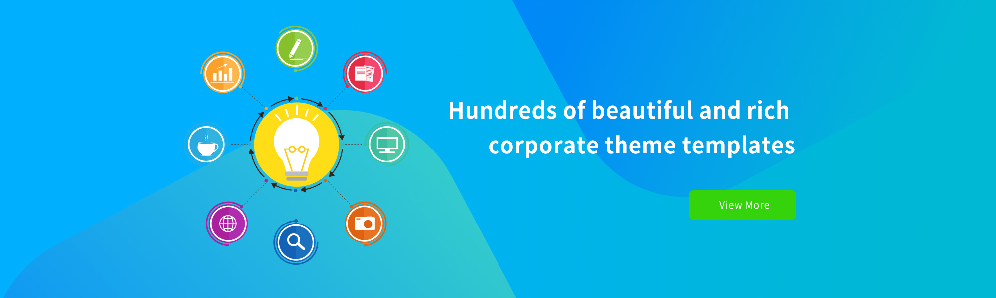 Hundreds of beautiful and rich  corporate theme